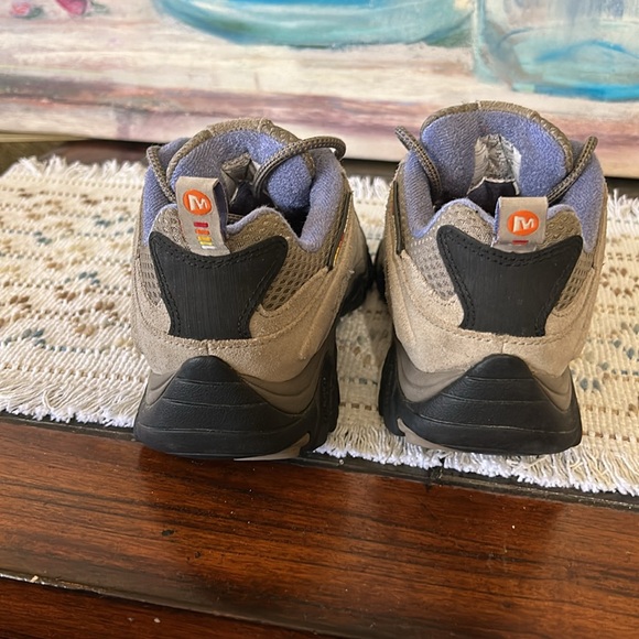 Merrell Ventilated Hiking Shoes With air cushion soles Gray & Blue Women's Sz7.5 - Picture 4 of 5